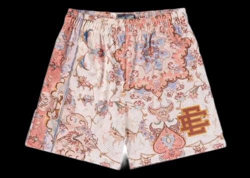 Eric Emanuel EE Basic Rug Print Short White/Pink