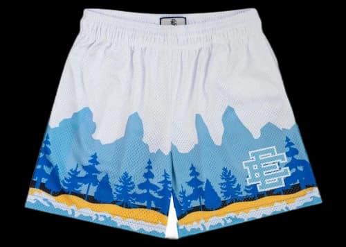 Eric Emanuel EE Basic Short White/Aqua