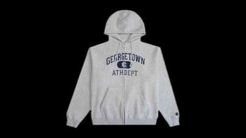 Eric Emanuel EE Georgetown Zip-Up Hoodie Blue