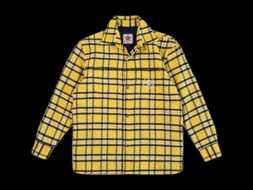 Eric Emanuel EE Shirt Jacket Yellow Plaid