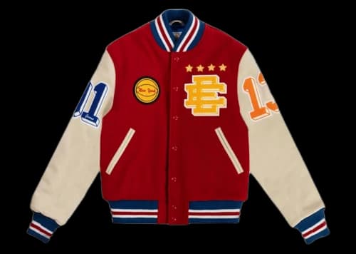 Eric Emanuel EE Varsity Jacket Red/Yellow