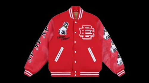 Eric Emanuel EE Victor Victor Varsity Jacket Red