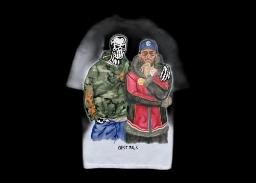Eric Emanuel x Warren Lotas Best Pals T-shirt White