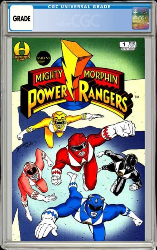 Hamilton Mighty Morphin Power Rangers #1 Comic Book CGC Graded