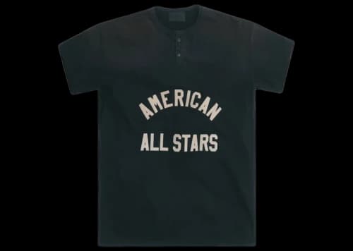 Fear of God All Star Henley Vintage Black