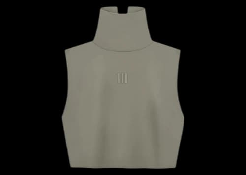Fear of God Athletics Women's High Neck Crop Top Clay