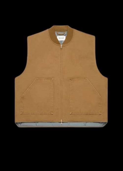 FEAR OF GOD Canvas Work Vest Rust