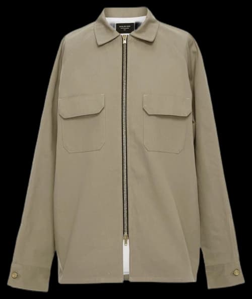 FEAR OF GOD Chino Workshirt Shirt Khaki