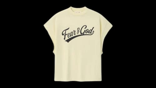 Fear of God Cut Off 90s T-shirt Chalk