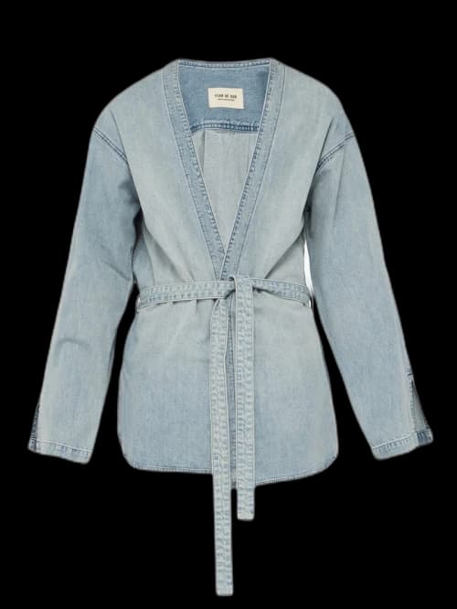 FEAR OF GOD Denim Kimono Jacket Blue