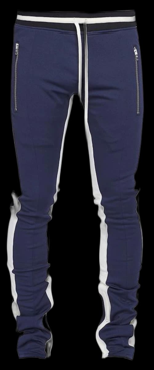FEAR OF GOD Double Stripe Track Pants Navy