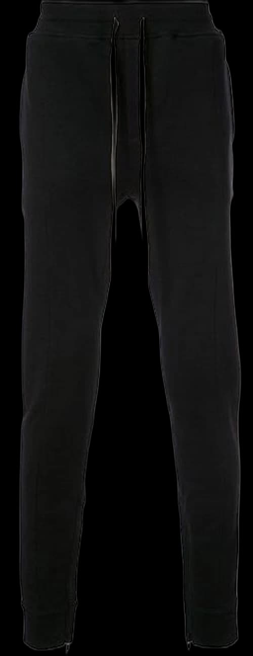 FEAR OF GOD Drawstring Track Pants Black