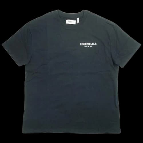 Fear of God Essentials Boxy Logo T-shirt Black