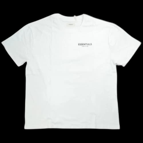 Fear of God Essentials Boxy Logo T-shirt White