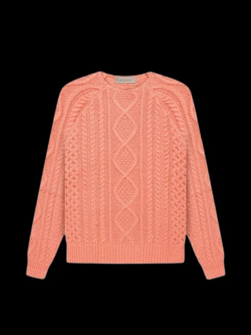 Fear of God Essentials Cable Knit Coral