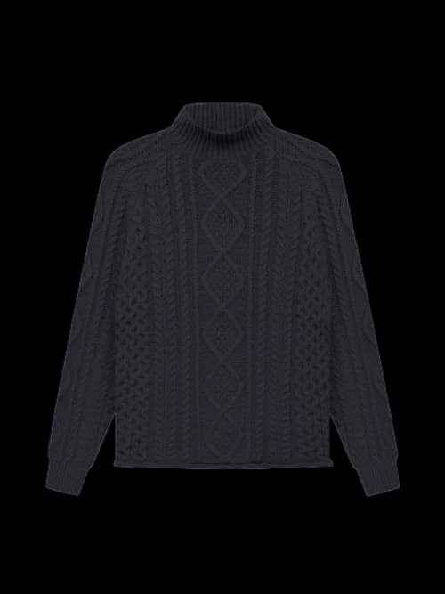 Fear of God Essentials Cable Knit Turtleneck Iron