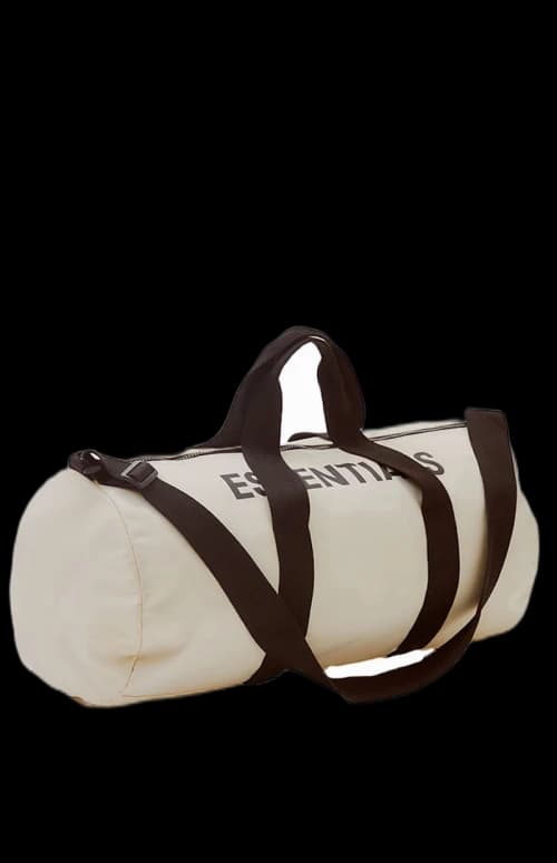 Fear of God Essentials Graphic Duffel Bag Cream