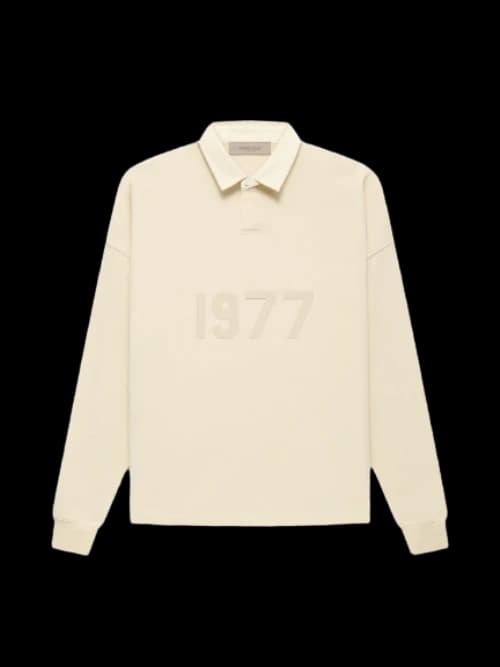 Fear of God Essentials Henley Rugby Egg Shell