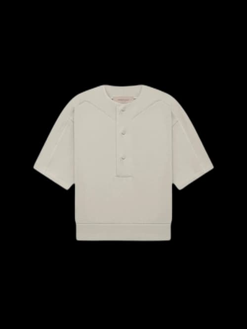 Fear of God Essentials Kids Baseball Henley Smoke