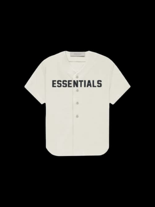 Fear of God Essentials Kids Baseball Jersey Wheat
