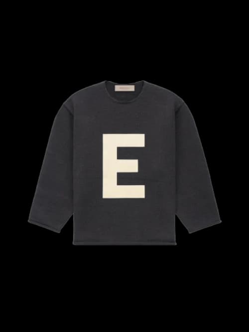 Fear of God Essentials Kids Big E Sweater Iron