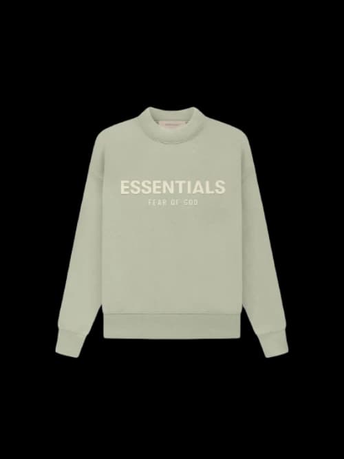 Fear of God Essentials Kids Crewneck Seafoam