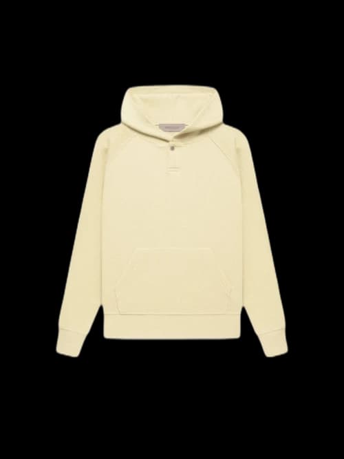 Fear of God Essentials Kid's Henley Hoodie Canary