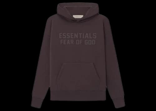 Fear of God Essentials Kids Hoodie Plum