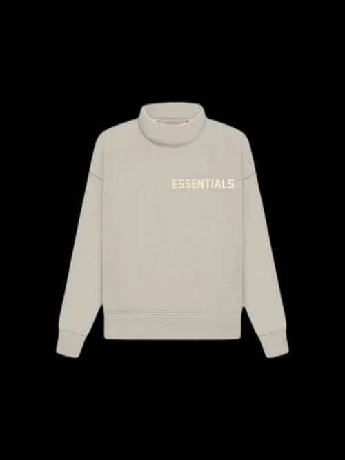Fear of God Essentials Kids L/S Mockneck Smoke
