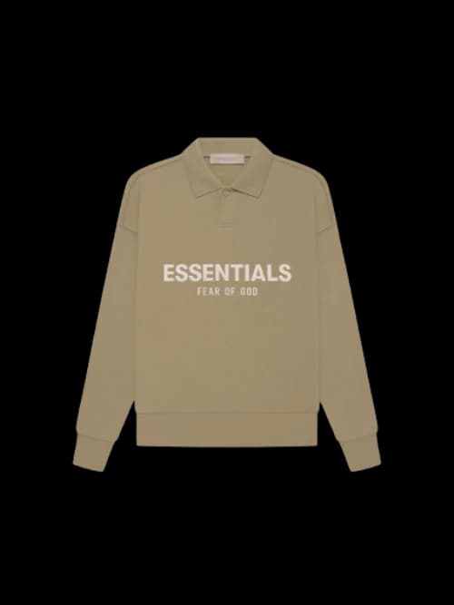 Fear of God Essentials Kids L/S Polo Oak