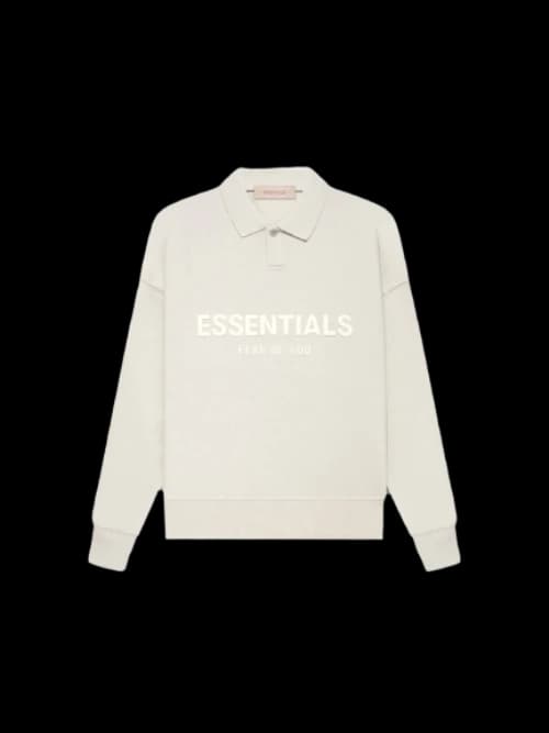 Fear of God Essentials Kids L/S Polo Wheat