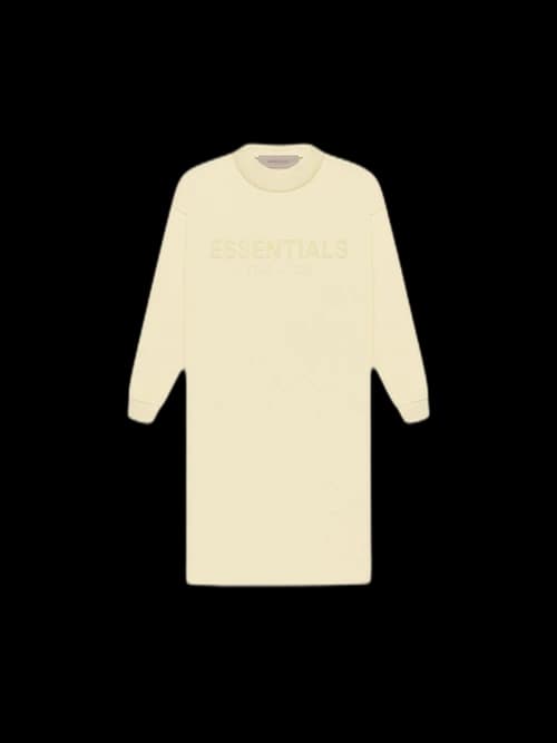 Fear of God Essentials Kid's L/S Tee Dress Canary