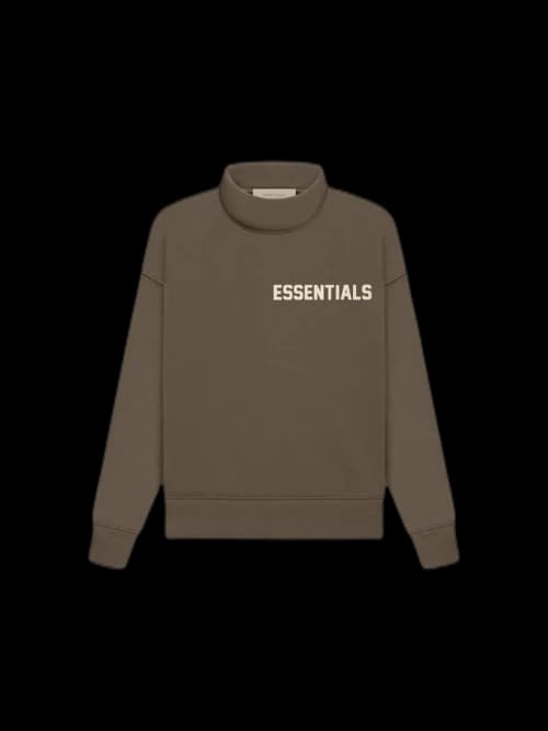Fear of God Essentials Kid's LS Mockneck Wood