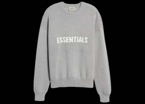 Fear of God Essentials Knit Sweater Cement/Pebble