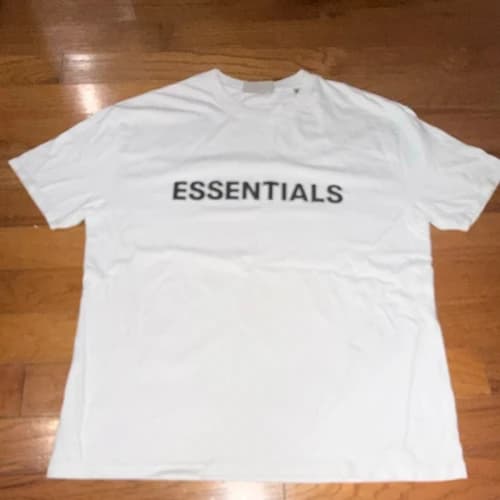 Fear of God Essentials Logo T-Shirt White