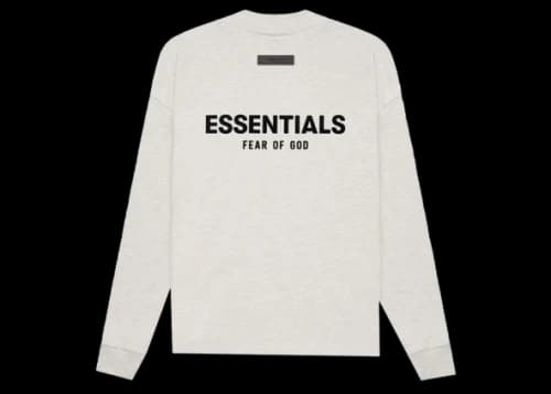 Fear of God Essentials LS Tee Light Oatmeal