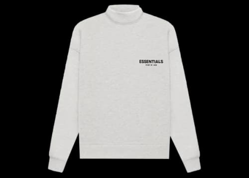 Fear of God Essentials Mockneck Light Oatmeal