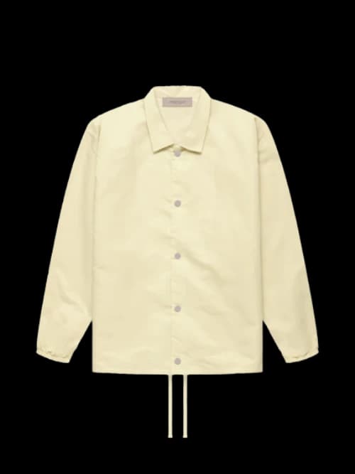 Fear of God Essentials Nylon Coaches Jacket Canary