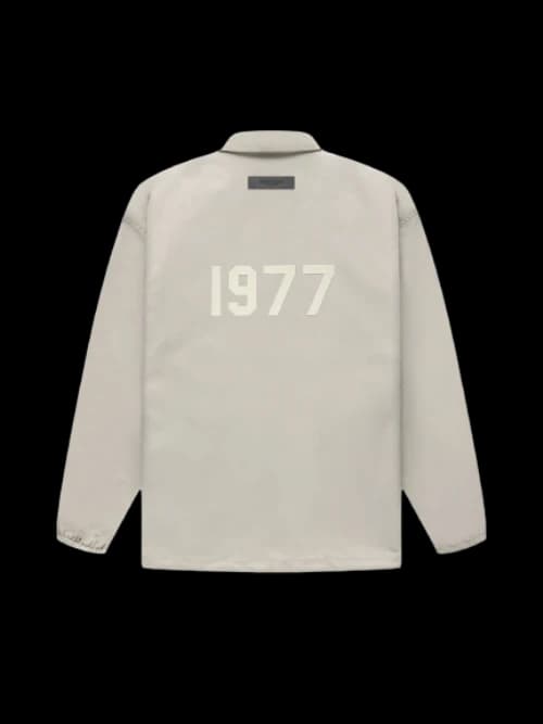 Fear of God Essentials Nylon Coaches Jacket Smoke