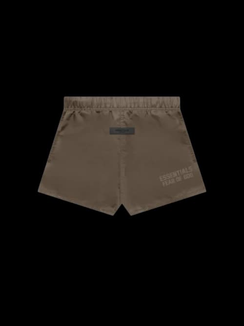 Fear of God Essentials Nylon Running Shorts Wood