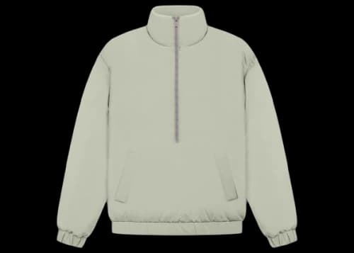Fear of God Essentials Quilted Pullover Seafoam