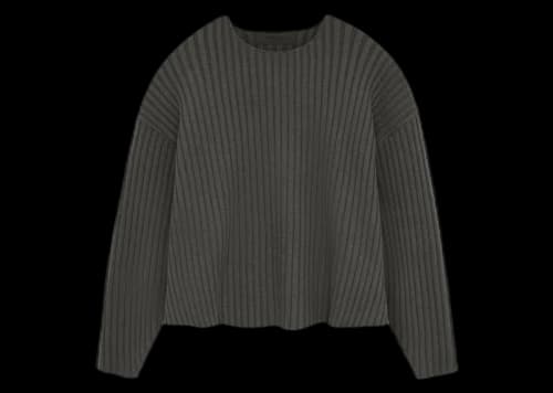 Fear of God Essentials Raw Neck Sweater Ink