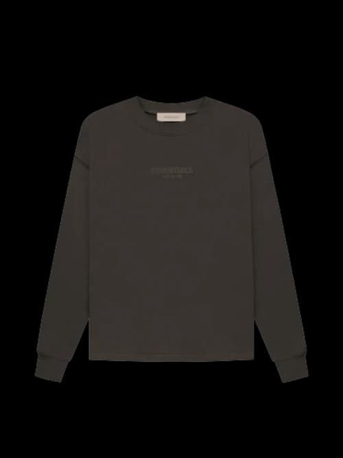 Fear of God Essentials Relaxed Crewneck (FW22) Off Black