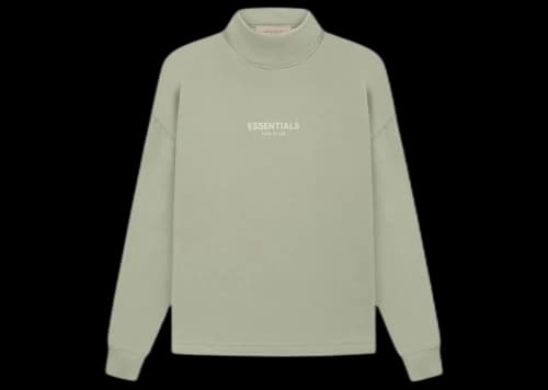 Fear of God Essentials Relaxed Mockneck Seafoam
