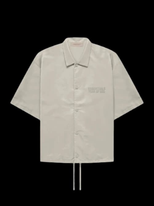 Fear of God Essentials S/S Nylon Shirt Smoke