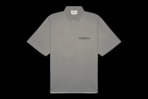 Fear of God Essentials Short Sleeve Boxy Polo Cement