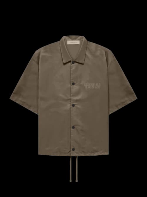 Fear of God Essentials SS Nylon Shirt Wood