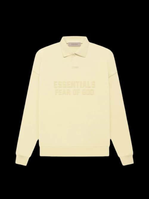 Fear of God Essentials Women's L/S Polo Canary