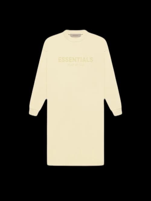 Fear of God Essentials Women's L/S Tee Dress Canary