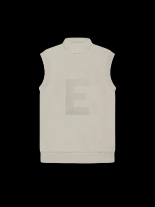 Fear of God Essentials Women's Mockneck Vest Smoke